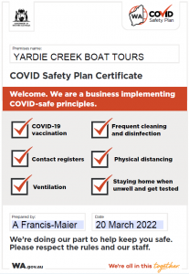 COVID-19 Business Safety plan 2022